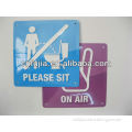 public sign in metal on air sign